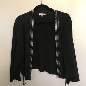 Calvin Klein Black Studded Dress CoverUp Size 2X